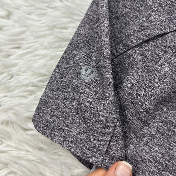 Lululemon Run Times Short II *4" Heather Lux Multi Black / Black - Picture 6 of 7